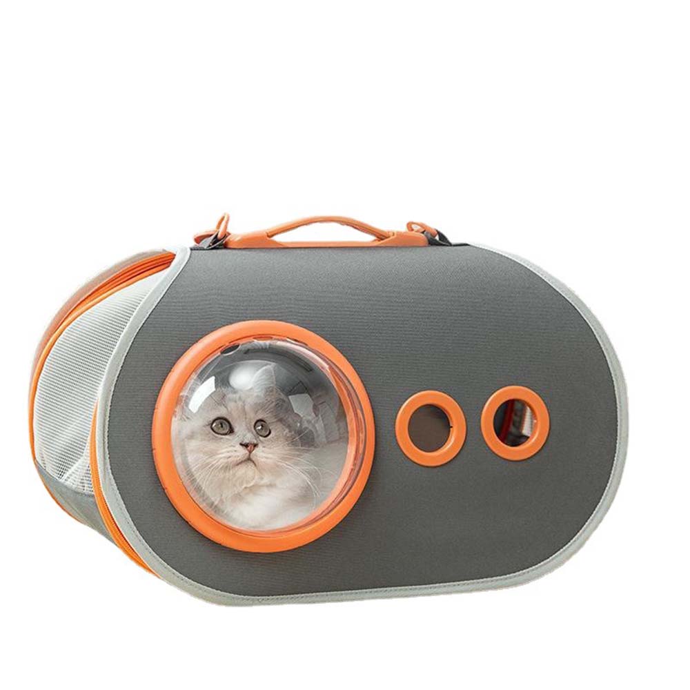 【寵物愛家】時尚感太空艙寵物貓狗外出包
