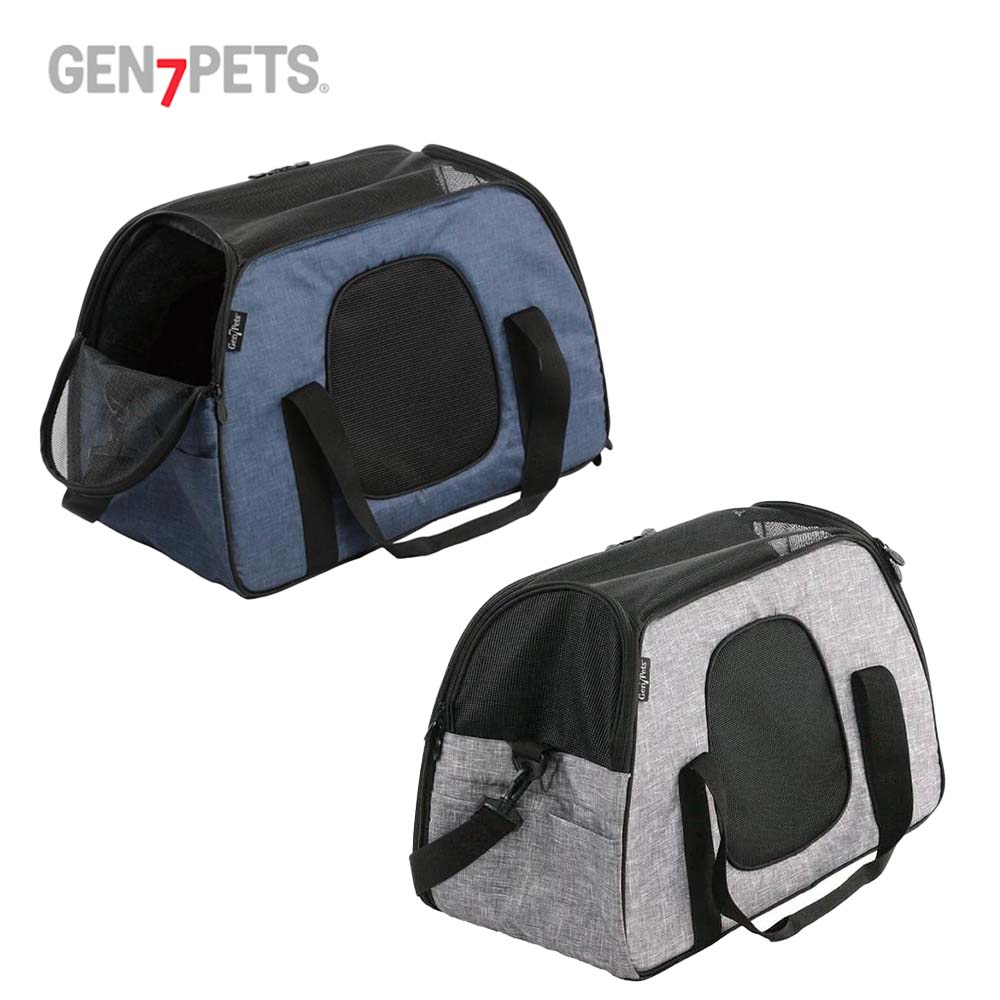 【美國 Gen7pets】寵物睡墊包-海軍藍/灰色