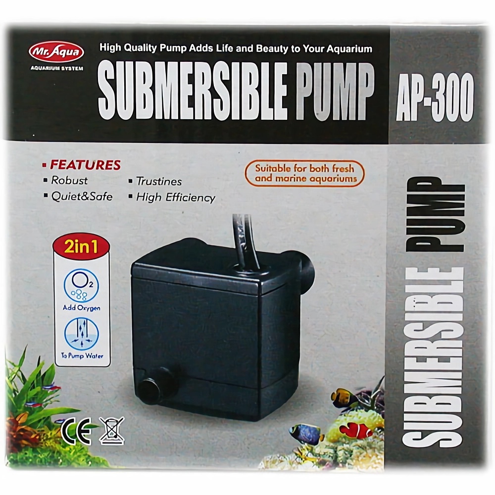 【水族先生】Mr.Aqua節能靜音型AP-300沉水馬達（小型缸適用）