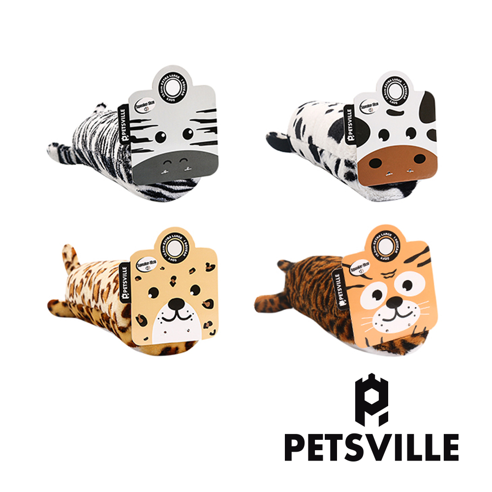 【Petsville派思維】動物系列狗狗耐咬發聲玩具(4款任選)