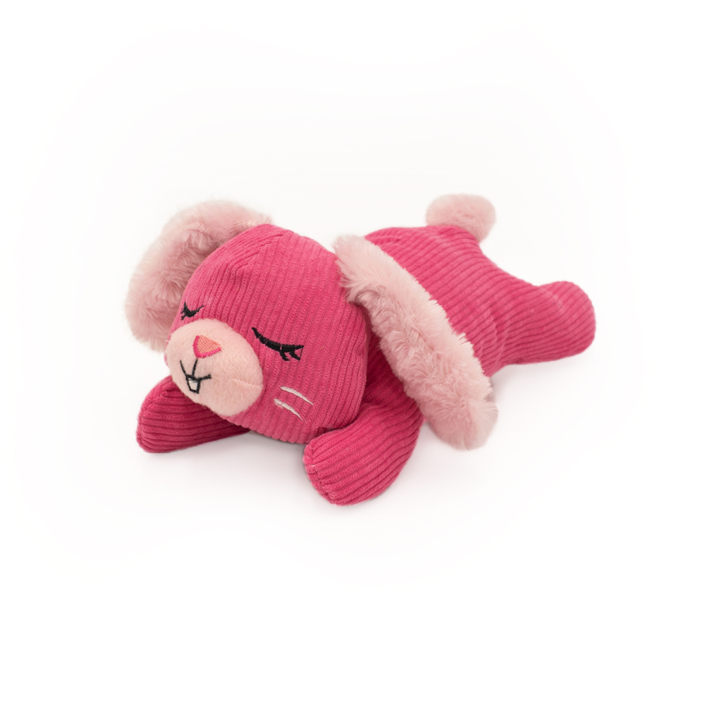 ZippyPaws 飛航模式-靜悄悄貪睡兔寶 寵物玩具 (靜音玩具 無聲玩具 狗玩具 陪伴舒壓)
