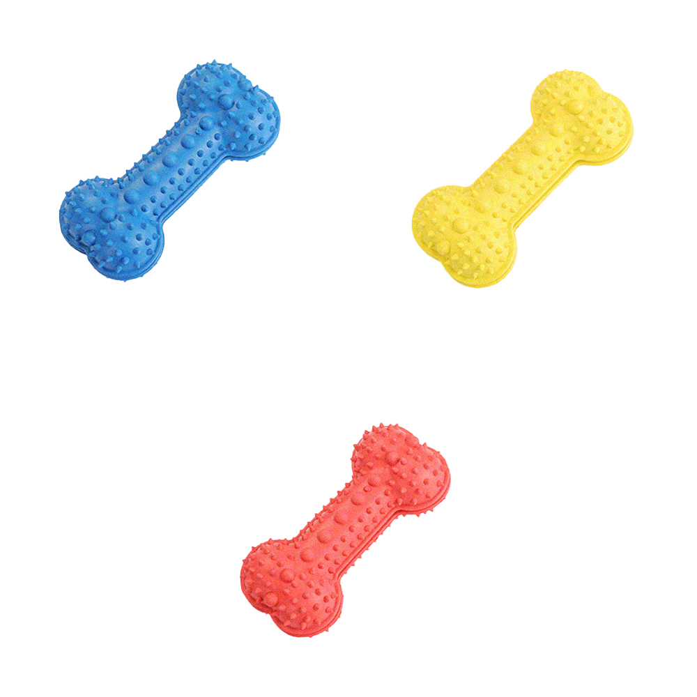狗狗啃咬漏食玩具(骨頭造型) (18cm) 多種顏色可選