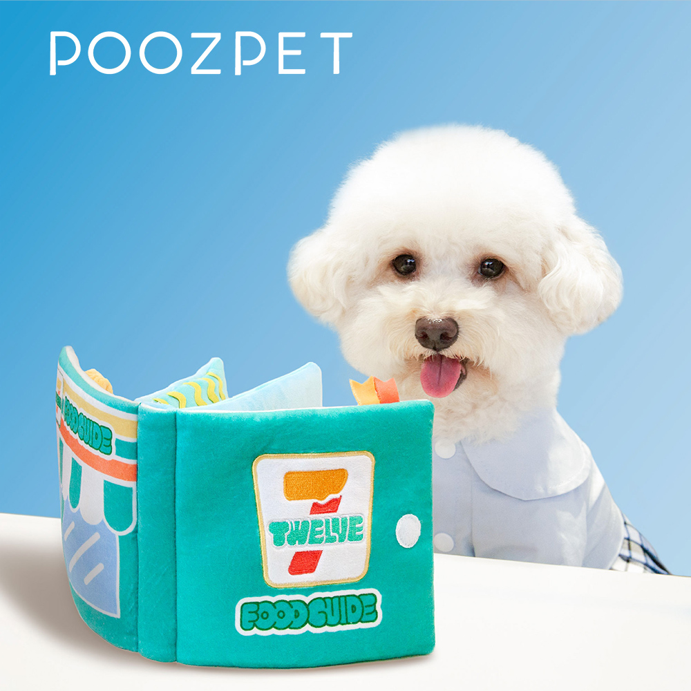 【POOZPET】寵物益智 遊戲紓壓 嗅聞玩具書-712便利超商(PT080)