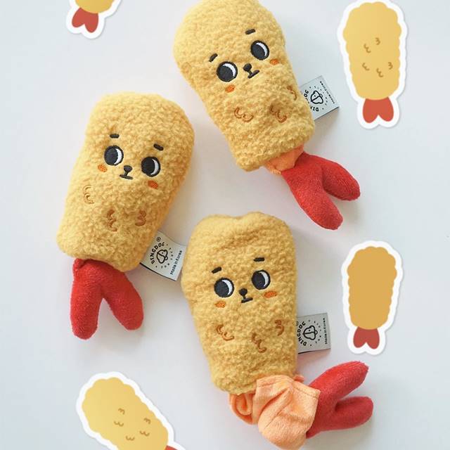 韓國INS卡通可愛炸蝦藏食嗅聞玩具