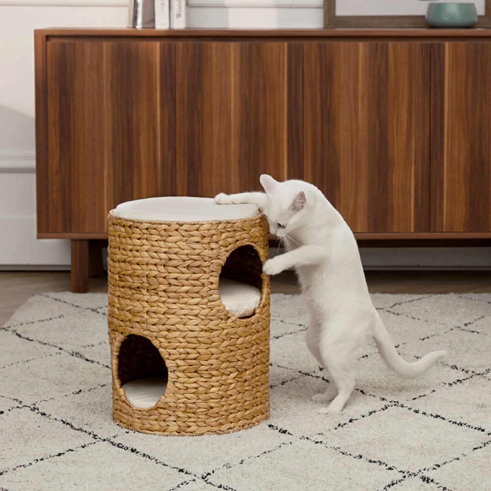 【Teamson pets】三層編織寵物床