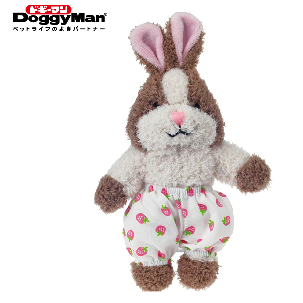 Doggyman 犬用友達系列毛絨啾啾玩具-小兔兔