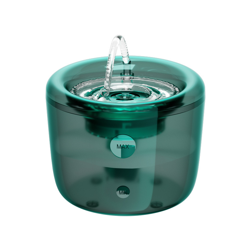 自動循環餵水器 WF110 半透明 深綠色 1.6L (17.5*17.5*15.5cm)