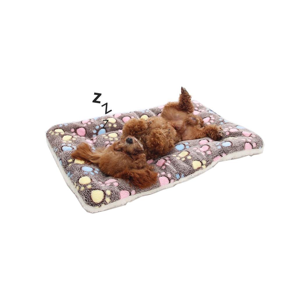 【MY PET】貓狗加厚保暖睡墊 寵物毛毯 2件組