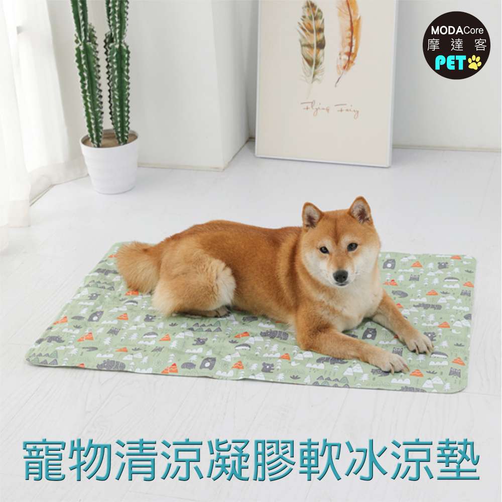 摩達客寵物系列-狗狗貓咪清涼凝膠軟冰涼墊(M)45x60cm