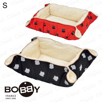 法國《BOBBY》貴族貓臉折疊床 [黑S