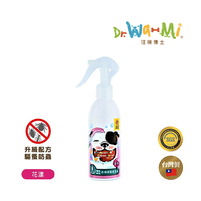 【 Dr. Wa-Mi 汪咪博士 】寵物專用去味乾洗澡 花漾 200ml 全犬貓通用