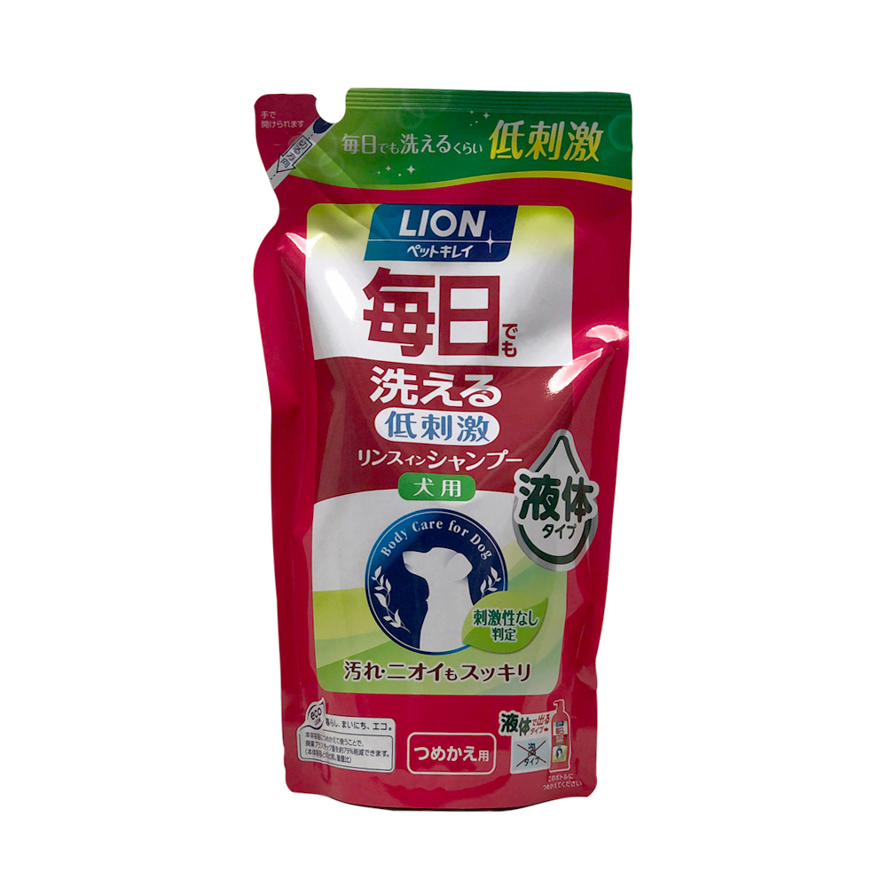 日本 Lion 洗潤二合一每日洗 (犬用) LI00181 (補充包) 400ml