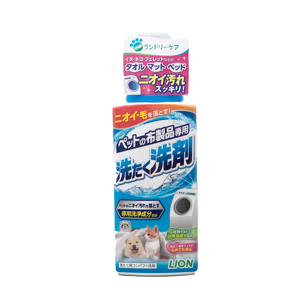 日本 Lion 寵物布製品專用洗潔精 LI00388 (瓶) 400g