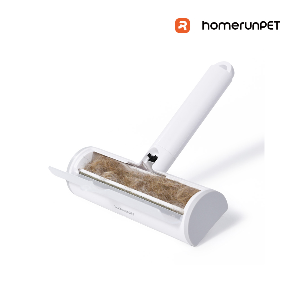 Homerunpet 居家清潔用品│靜電滾輪黏毛器 - 白