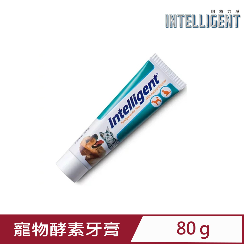 Intelligent因特力淨．寵物酵素牙膏 80g (2H01)