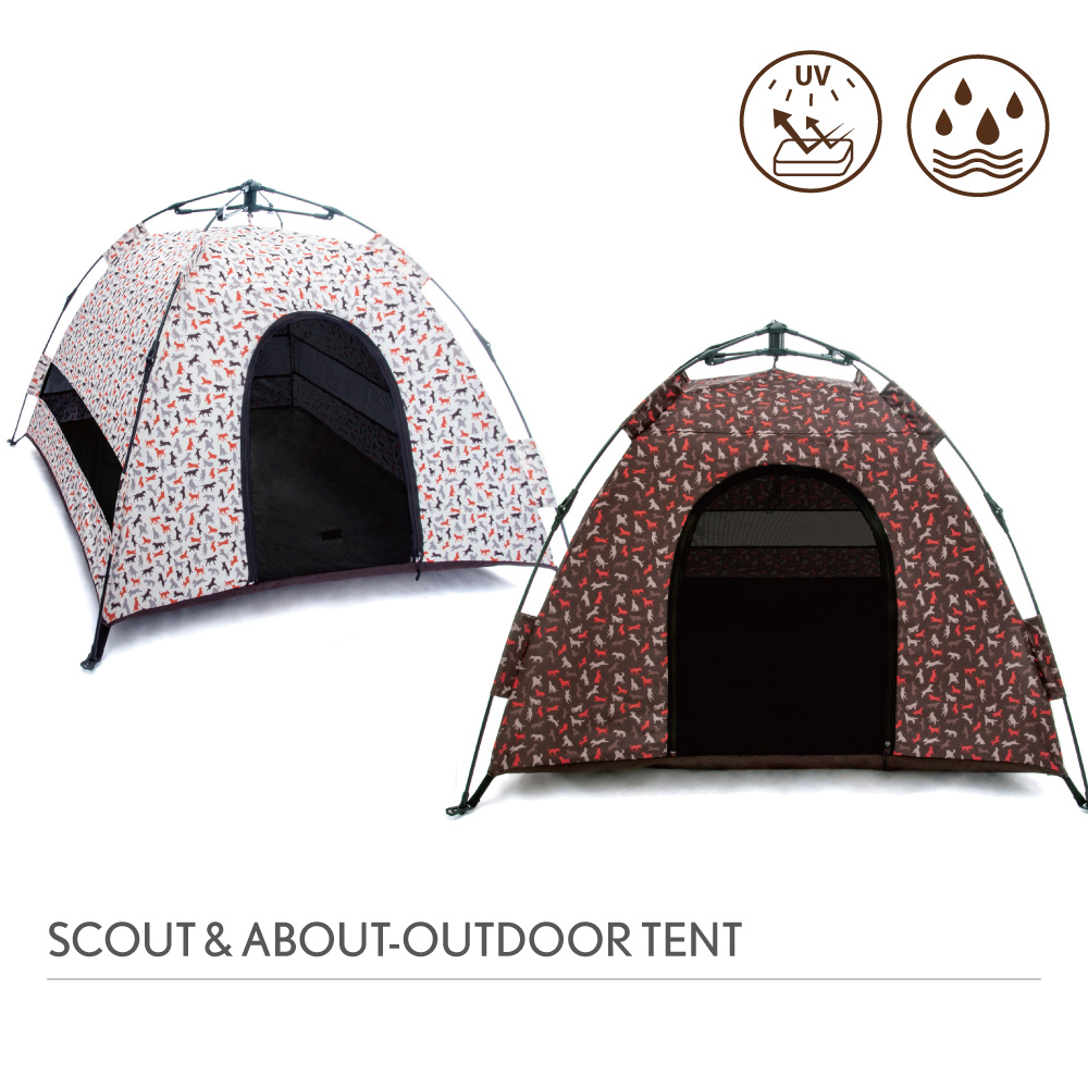 P.L.A.Y.露營野趣-寵物專用帳篷(造型花紋/2色)