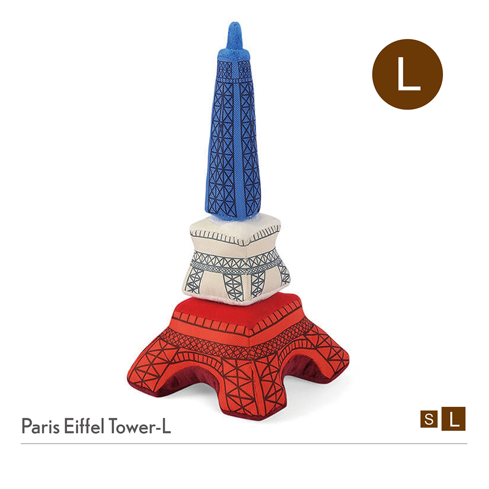 P.L.A.Y.環遊勝地-巴黎艾菲爾鐵塔(L) 寵物發聲玩具