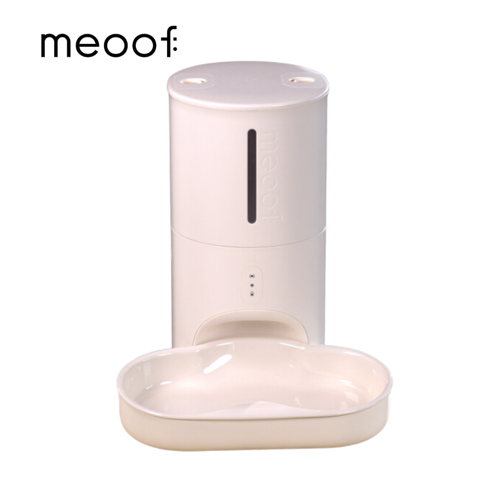 meoof｜蛋捲餵食器 - WIFI版 雲朵碗