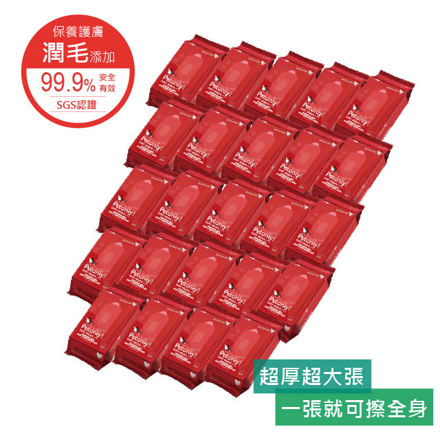 【bonbonpet】寵物濕紙巾_家庭號豪華組買二十送四(微風青草香) Made in Taiwan