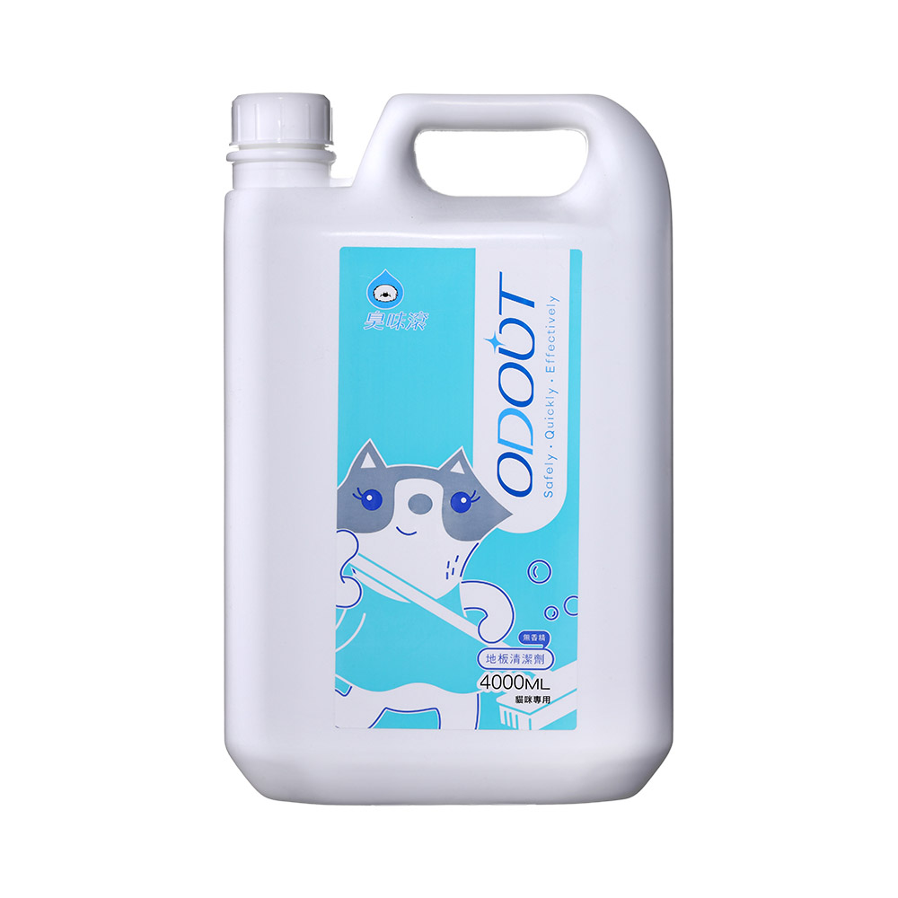 【臭味滾】貓用 地板清潔劑 4000ML(除臭/防霉/拖地/環境清潔)