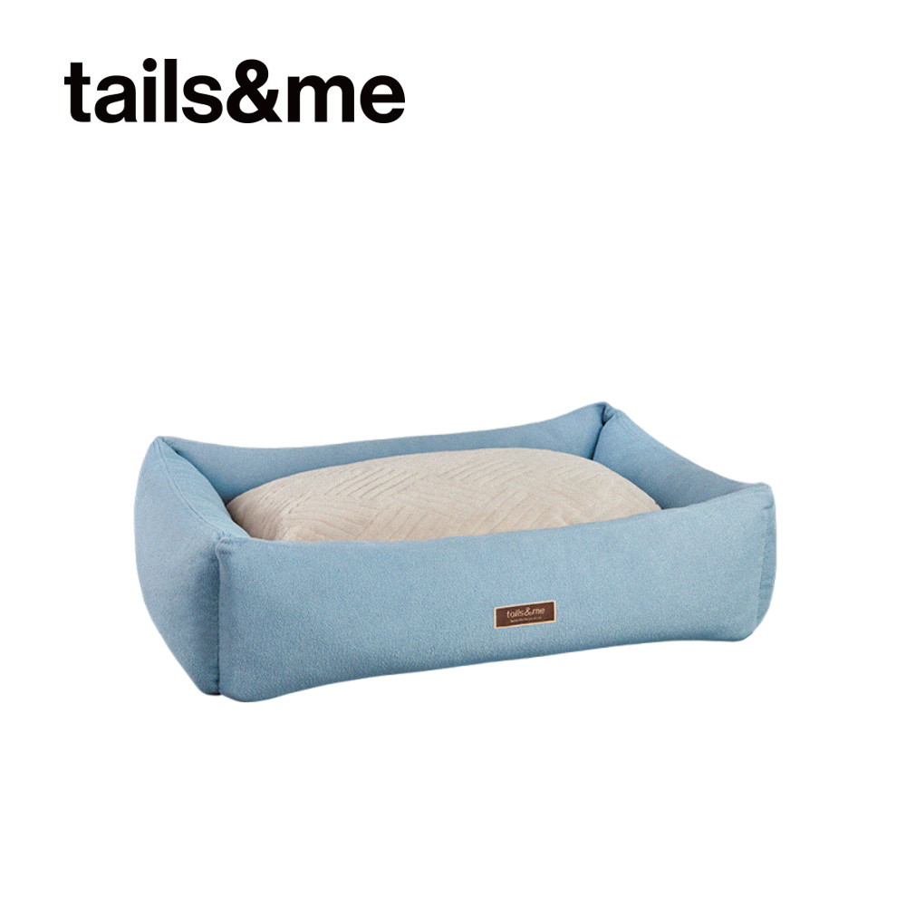 【tails&me 尾巴與我】柔感方形寵物床