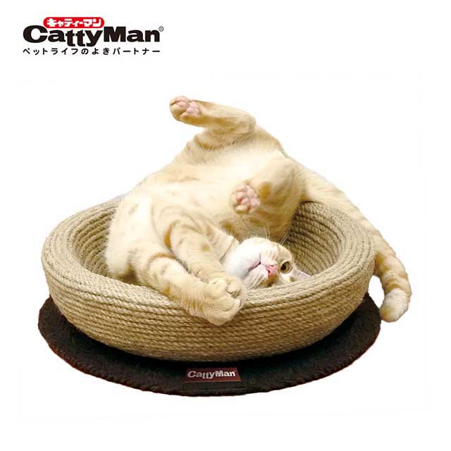CattyMan 貓抓抓遊戲麻繩圓床