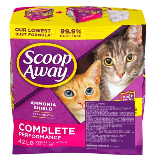 Scoop Away 超凝結貓砂 19公斤/礦物砂/貓用品/礦沙/無塵砂