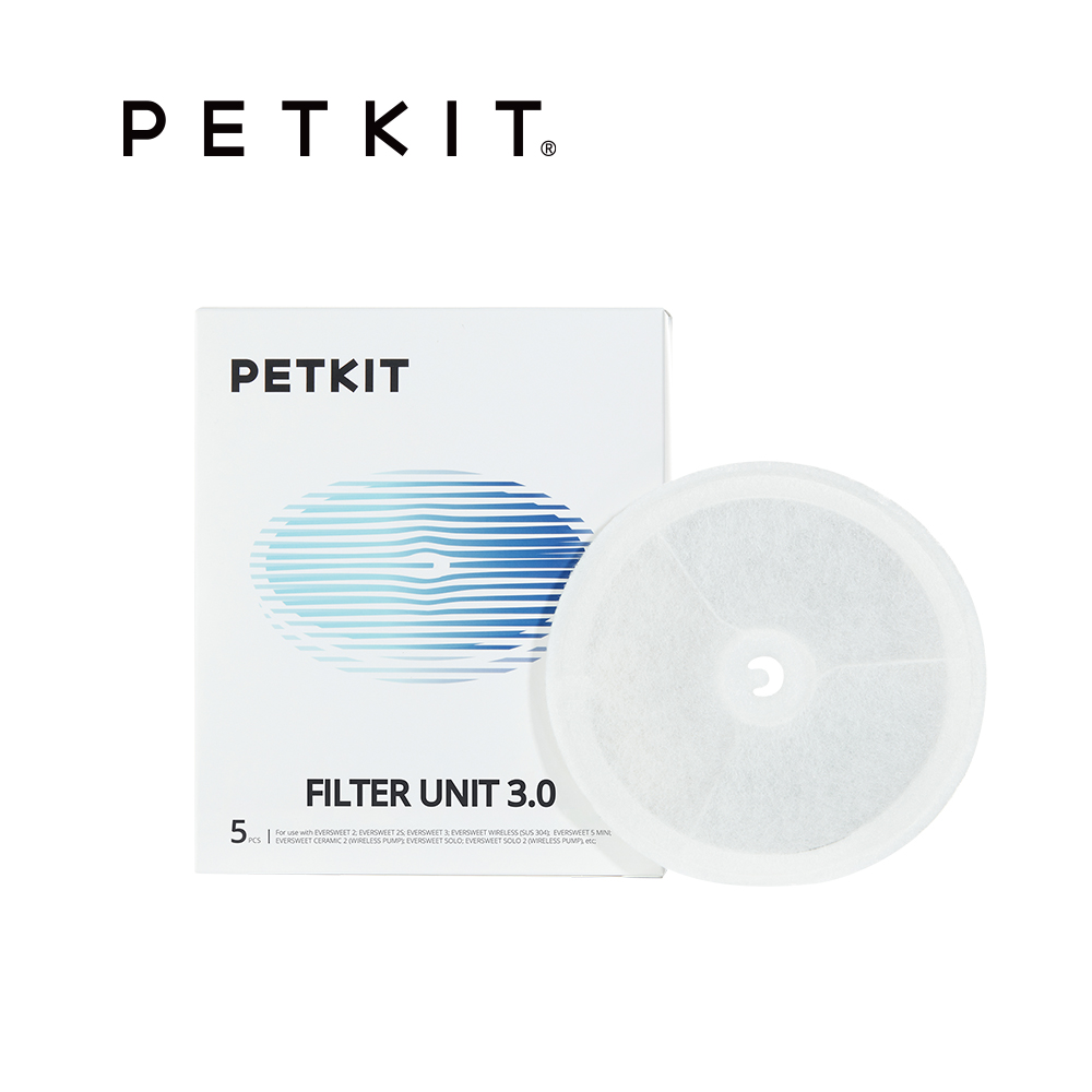 Petkit佩奇 寵物循環活水機通用濾心3.0升級版 (5入/盒)