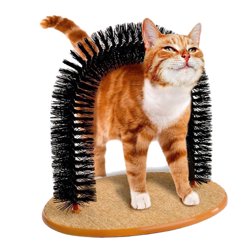 【PET DREAM】貓玩具 貓咪蹭毛拱門按摩梳 貓咪玩具 寵物玩具 貓玩具 貓 寵物用品 貓抓 貓毛刷 貓毛梳