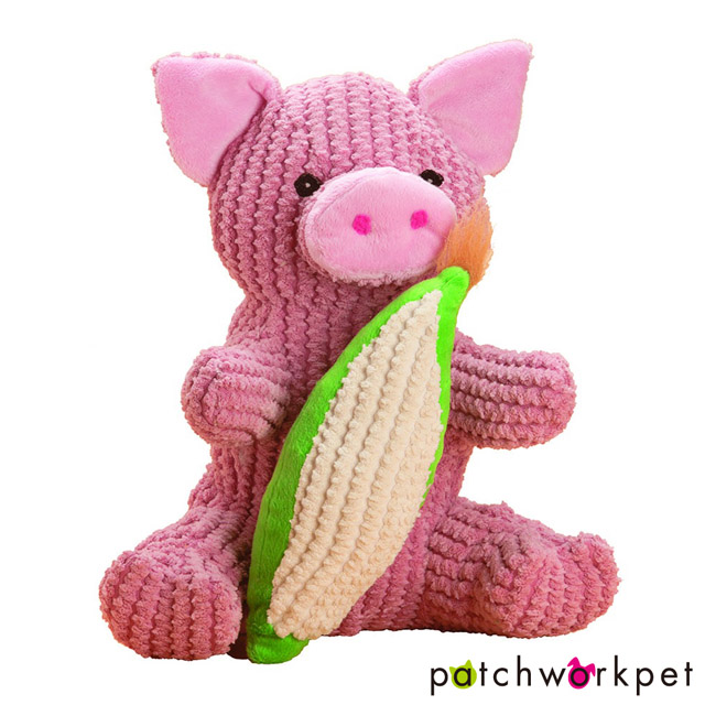 美國Patchwork粉紅小豬10吋+玉米