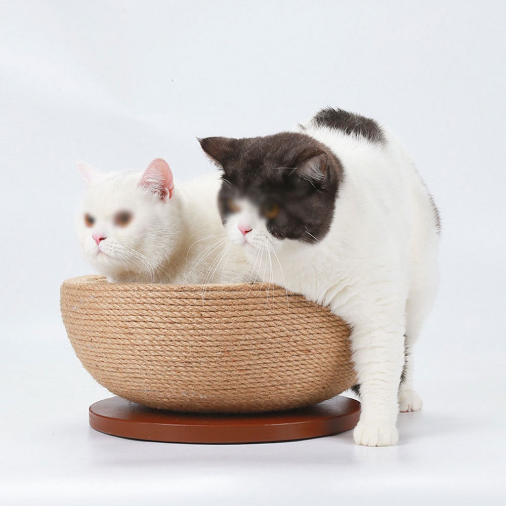 貓咪磨爪玩具 寵物用品 睡窩 貓抓板 玩具 貓抓碗 麻繩貓窩 貓睡碗