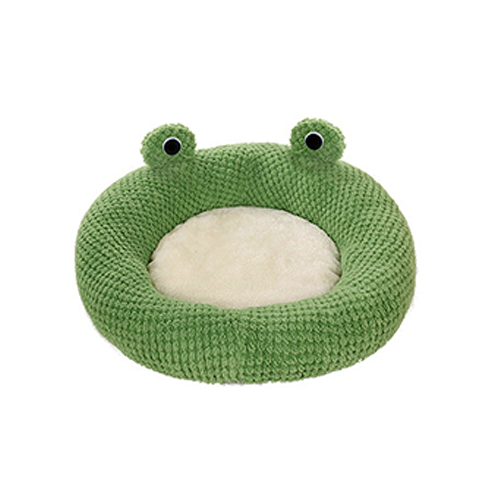 【愛而富L&R】Q版青蛙保暖寵物窩 平面款 寵物床 寵物墊