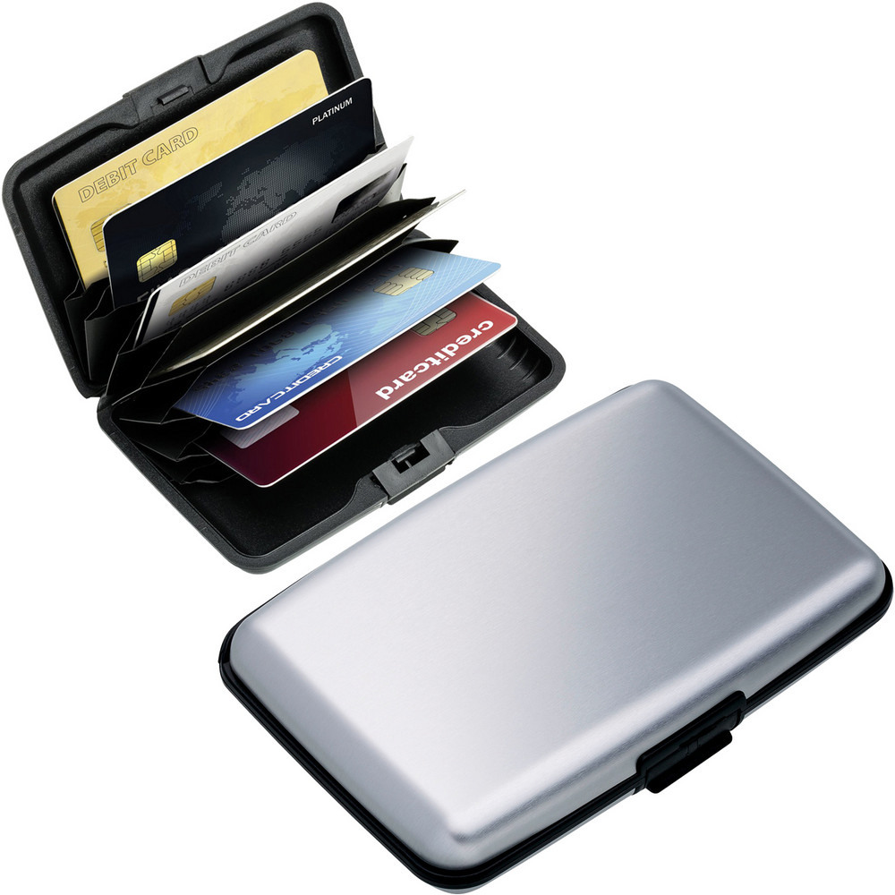 REFLECTS RFID硬殼防護證件卡片盒(霧銀)