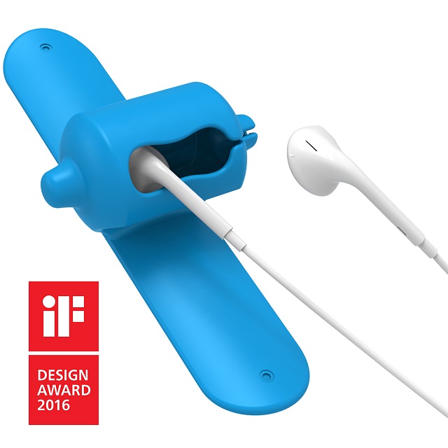 Snappy 2.0 耳機捲線器-晴空藍