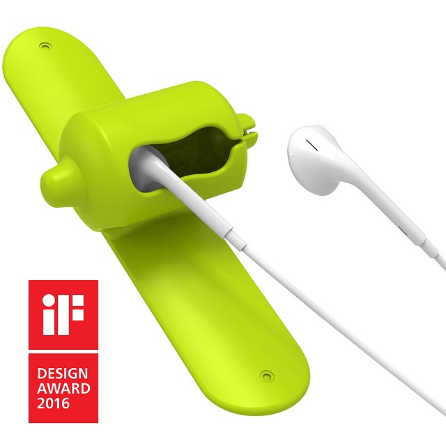 Snappy 2.0 耳機捲線器-萊姆綠