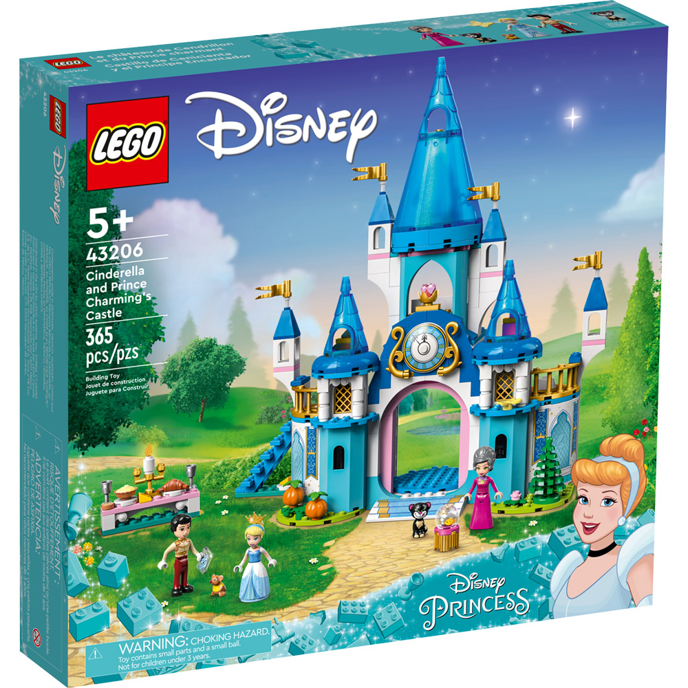 樂高積木 LEGO《 LT43206 》202206 迪士尼公主系列 - 灰姑娘仙杜瑞拉與白馬王子的城堡