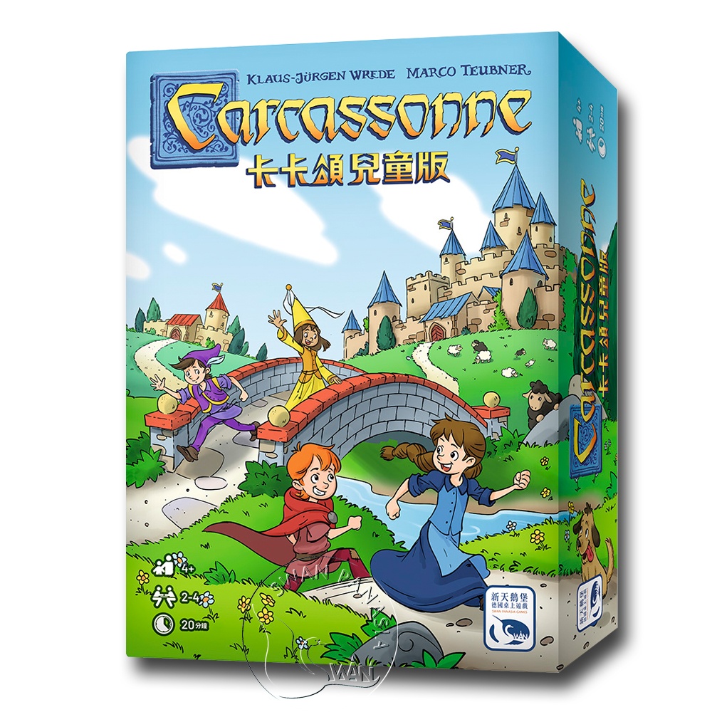 【新天鵝堡桌遊】卡卡頌兒童版 Carcassonne Kids －中文版