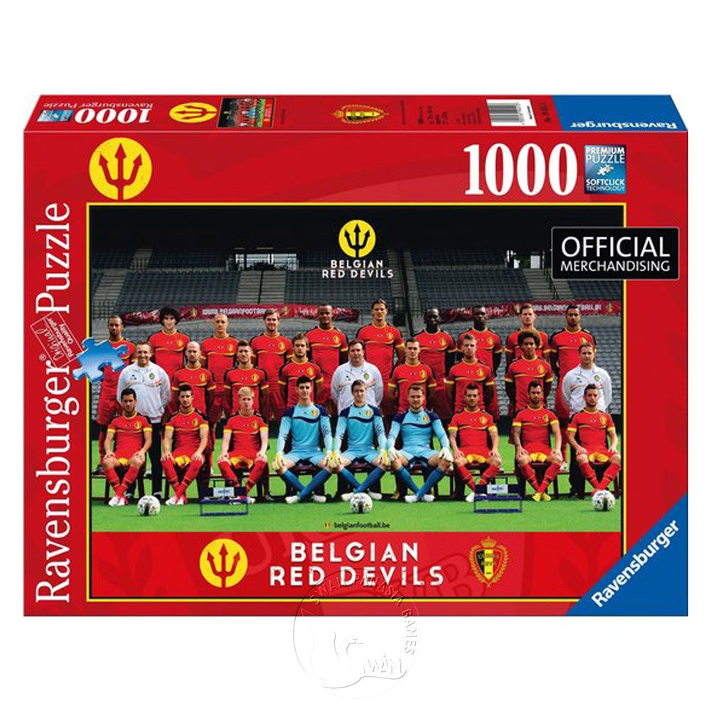國家足球隊：比利時紅魔鬼Belgian Red Devils-1000片