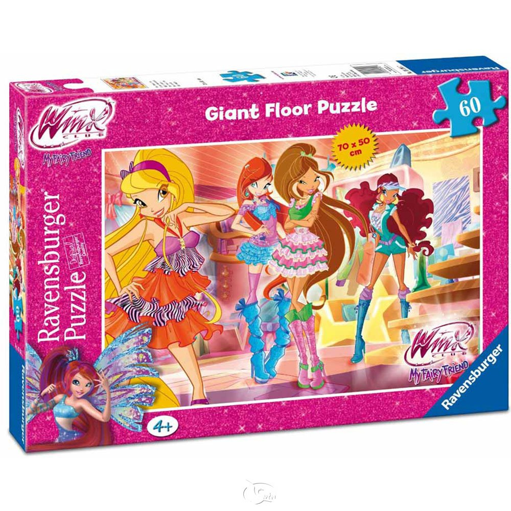 魔法俏佳人Winx Puzzle Gian-地板拼圖-60片