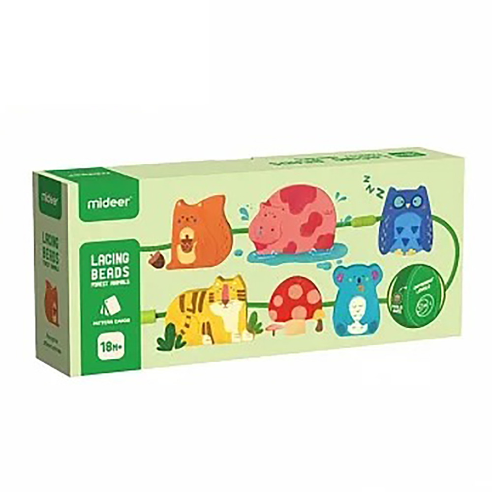 《 MiDeer 》森林動物串珠遊戲