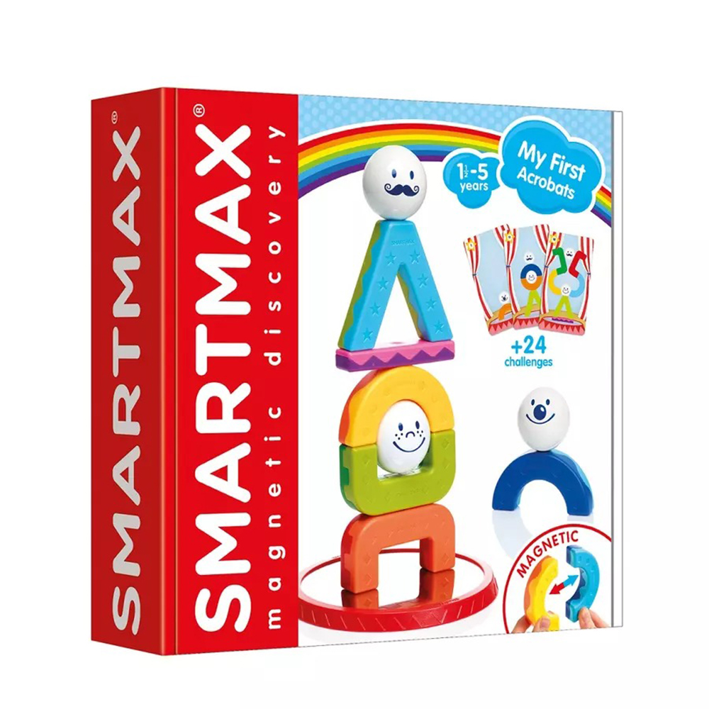 《SMARTMAX》馬戲團平衡樂-磁力接接棒