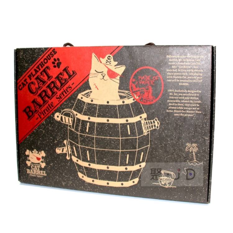 【賽先生科學工廠】寵物玩具 - TWY120284 瘋狂貓咪桶 ( 貓咪玩具屋 ) Cat barrel