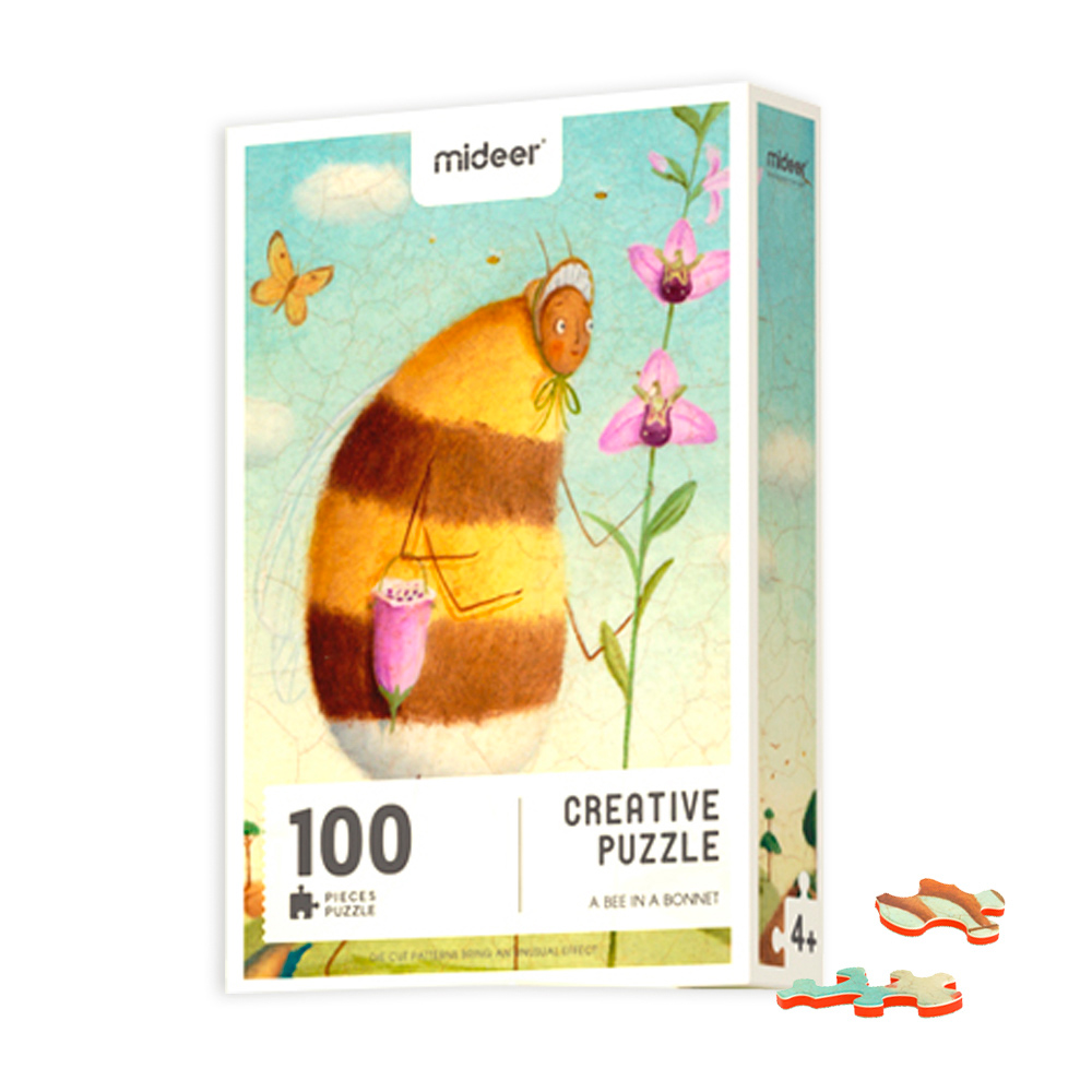 《 MiDeer 》藝術創意拼圖 - 採蜜的蜜蜂