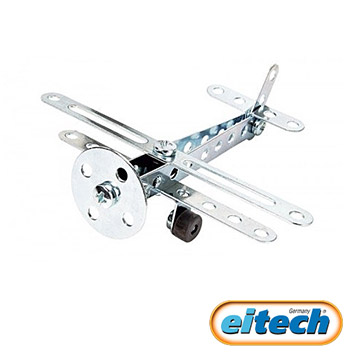 【德國eitech】益智鋼鐵玩具-迷你雙翼飛機-C53
