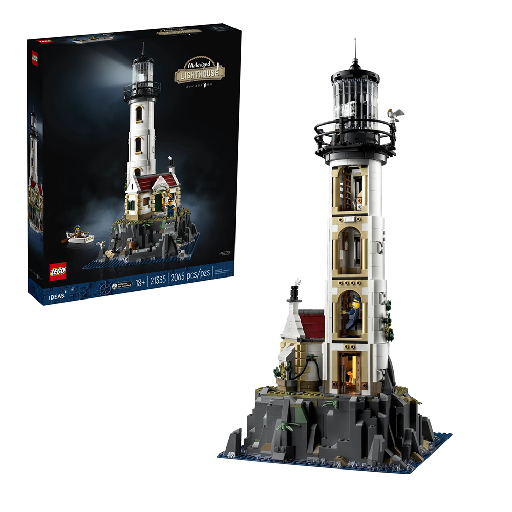 樂高 LEGO 積木 IDEAS系列 電動燈塔 Motorized Lighthouse 21335 W
