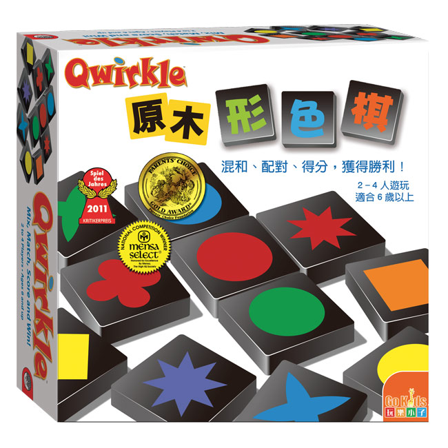 【GoKids】原木形色棋 桌上遊戲 Qwirkle
