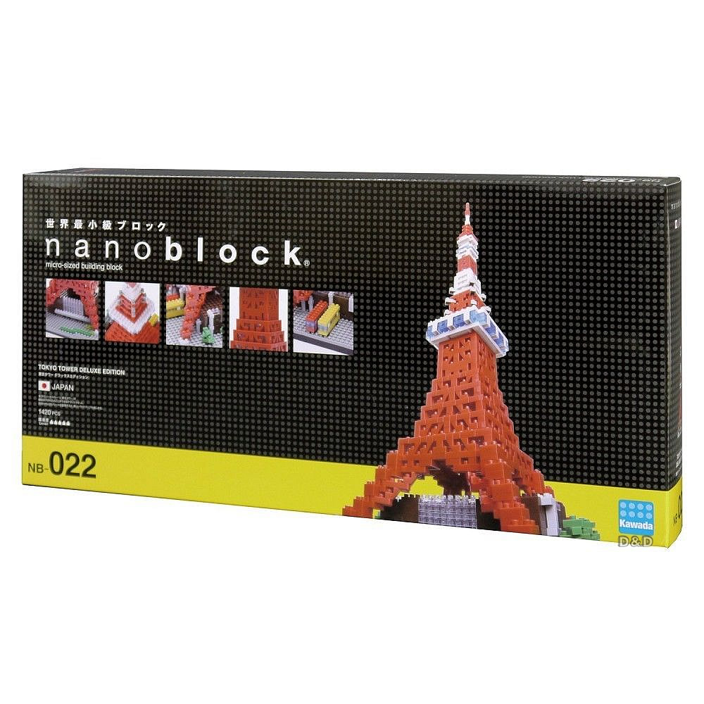 《 Nano Block 迷你積木 》【世界主題建築系列】NB-022 東京鐵塔DX豪華新版