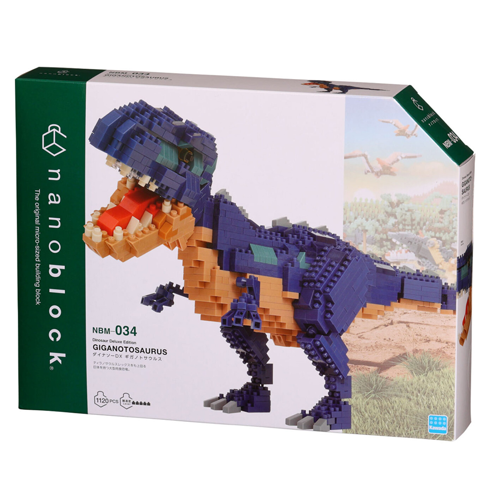 《 Nano Block 迷你積木 》NBM 034 恐龍DX 南方巨獸龍
