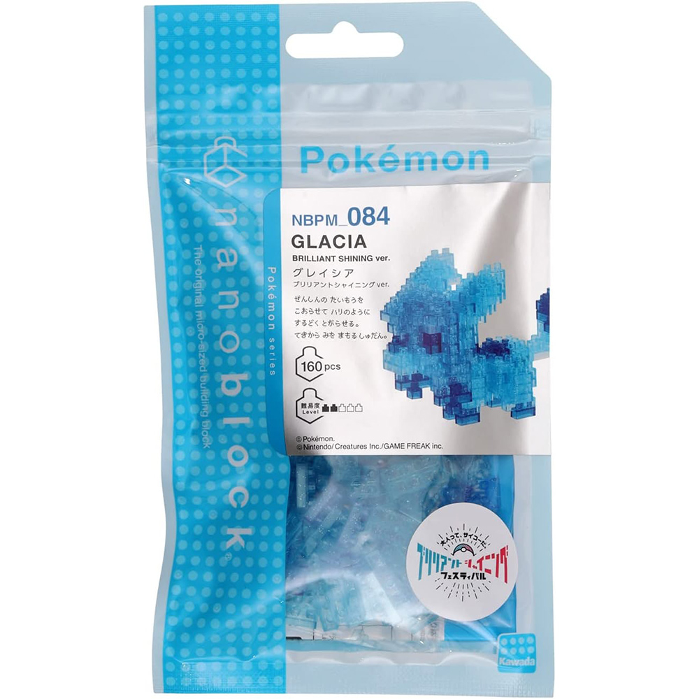 《 Nano Block 迷你積木 》NBPM 084 冰伊布 水晶特別版