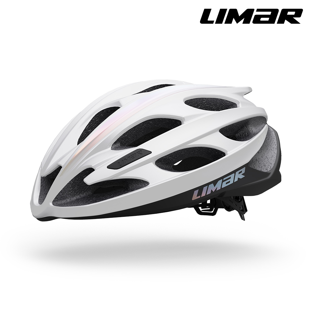 LIMAR 自行車用防護頭盔 ULTRALIGHT EVO / 白-虹彩標